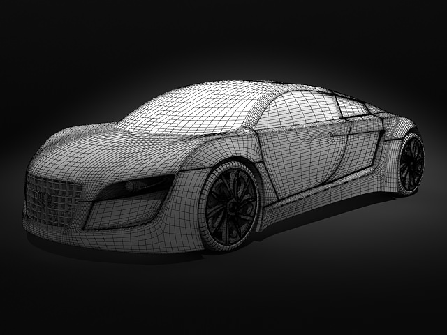 Audi RSQ evolution 3D model_4