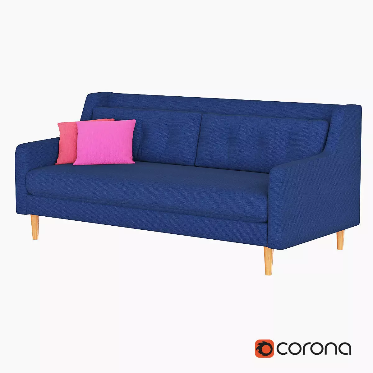 West Elm Crosby Sofa 3D model_0