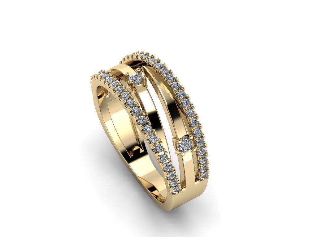 Jewelry Ring 3D print model_6