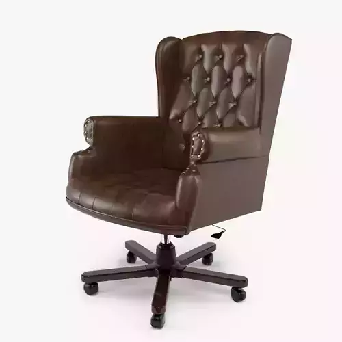  Armchair Swivel Brown