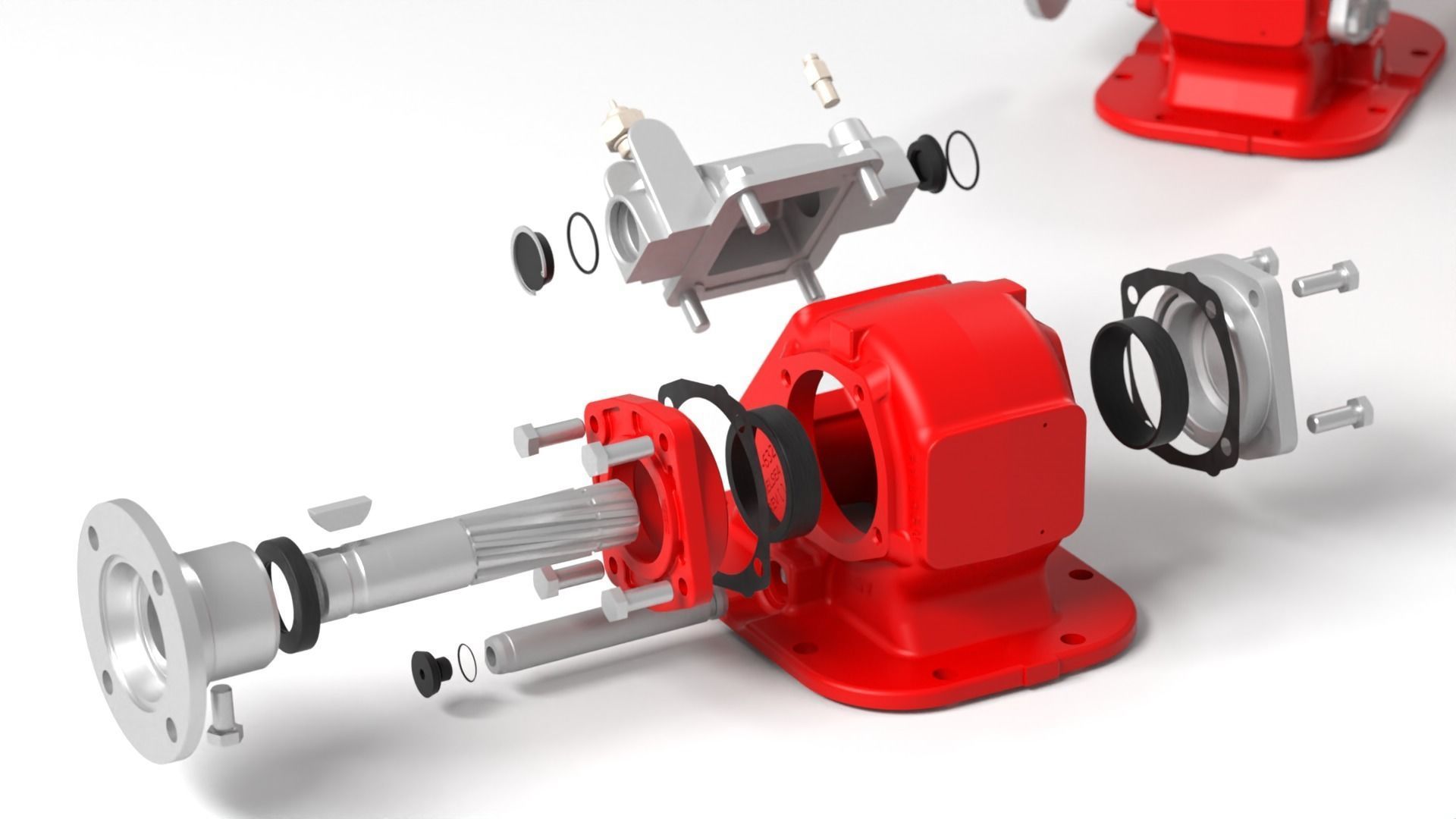 Parker Chelsea PTO Power Total Output 3D model_1