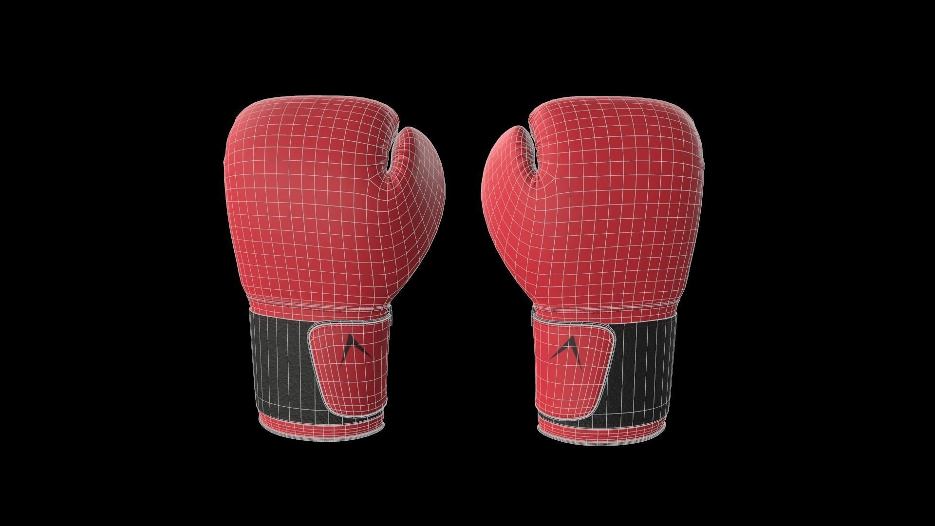 Boxing Gloves 3D model_14