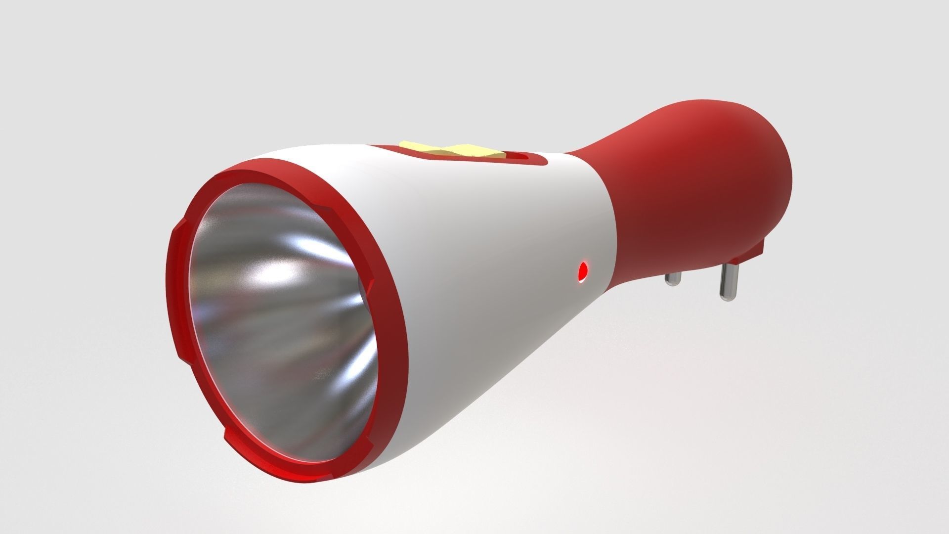 Rechargeable Torch Light 3D model_1
