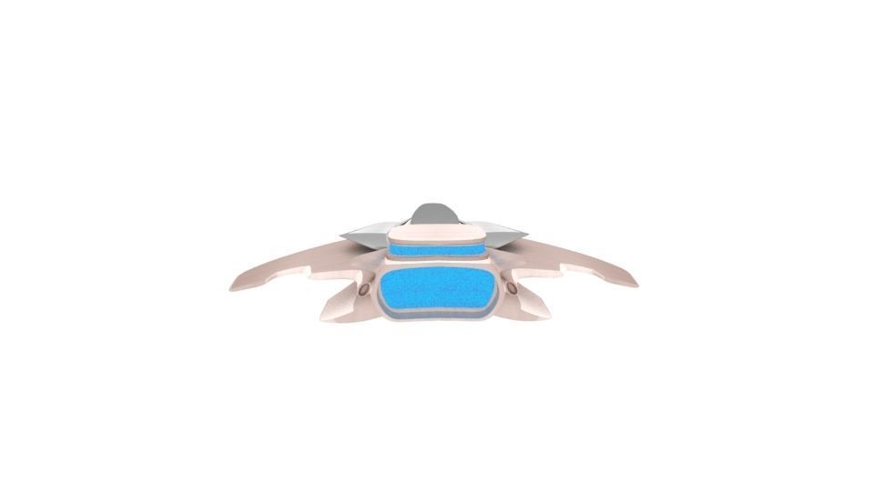Spaceship for fight 3D model_3