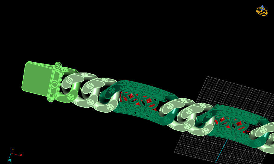  BANGLES DRAGON 3D print model_4