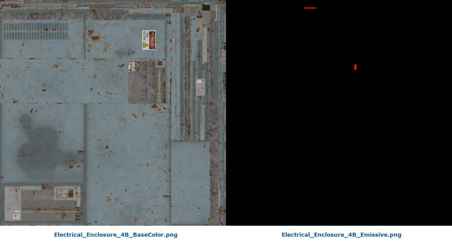 Electrical Enclosure 4B Low-poly 3D model_8