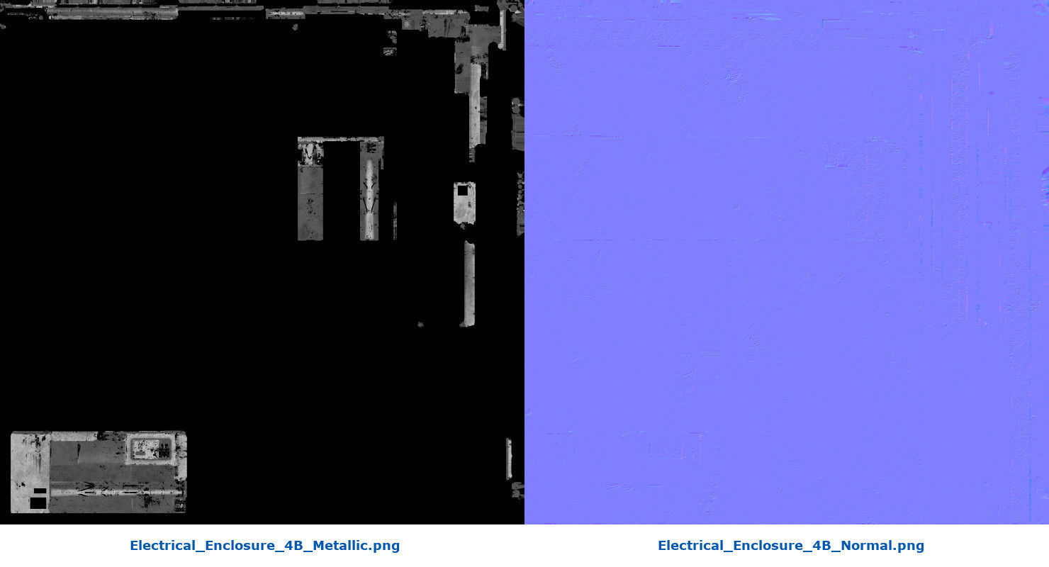 Electrical Enclosure 4B Low-poly 3D model_9