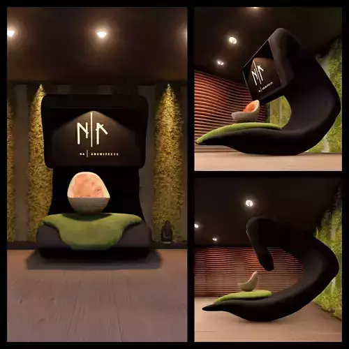 sofa chair with stage design 
