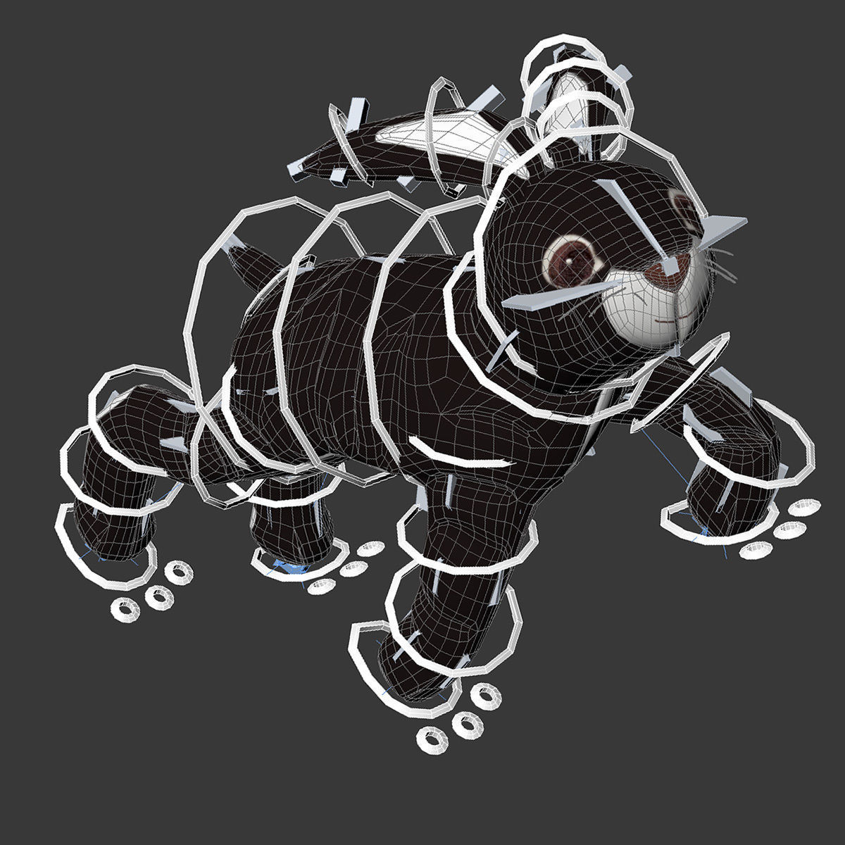 VANDRING HARE Soft toy 3D model_2