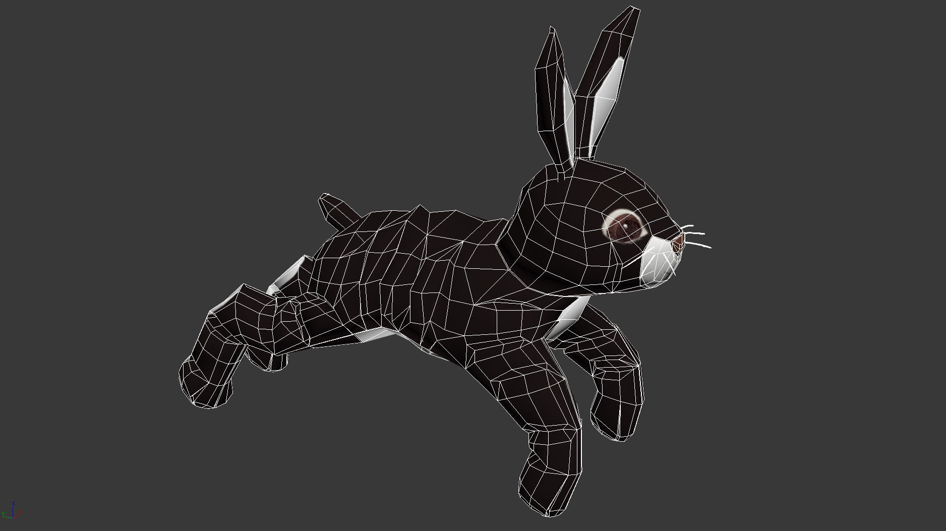 VANDRING HARE Soft toy 3D model_7