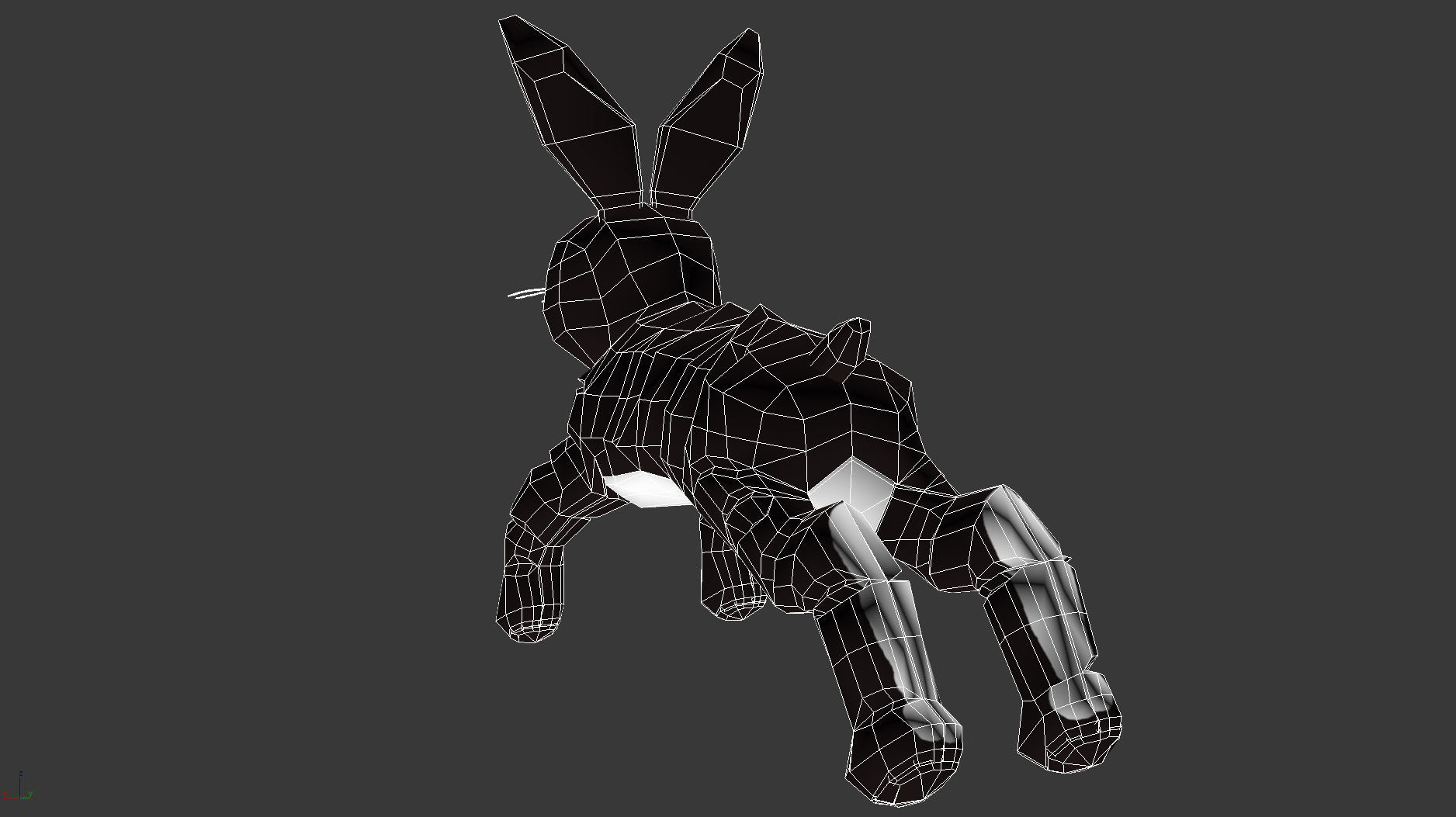 VANDRING HARE Soft toy 3D model_8