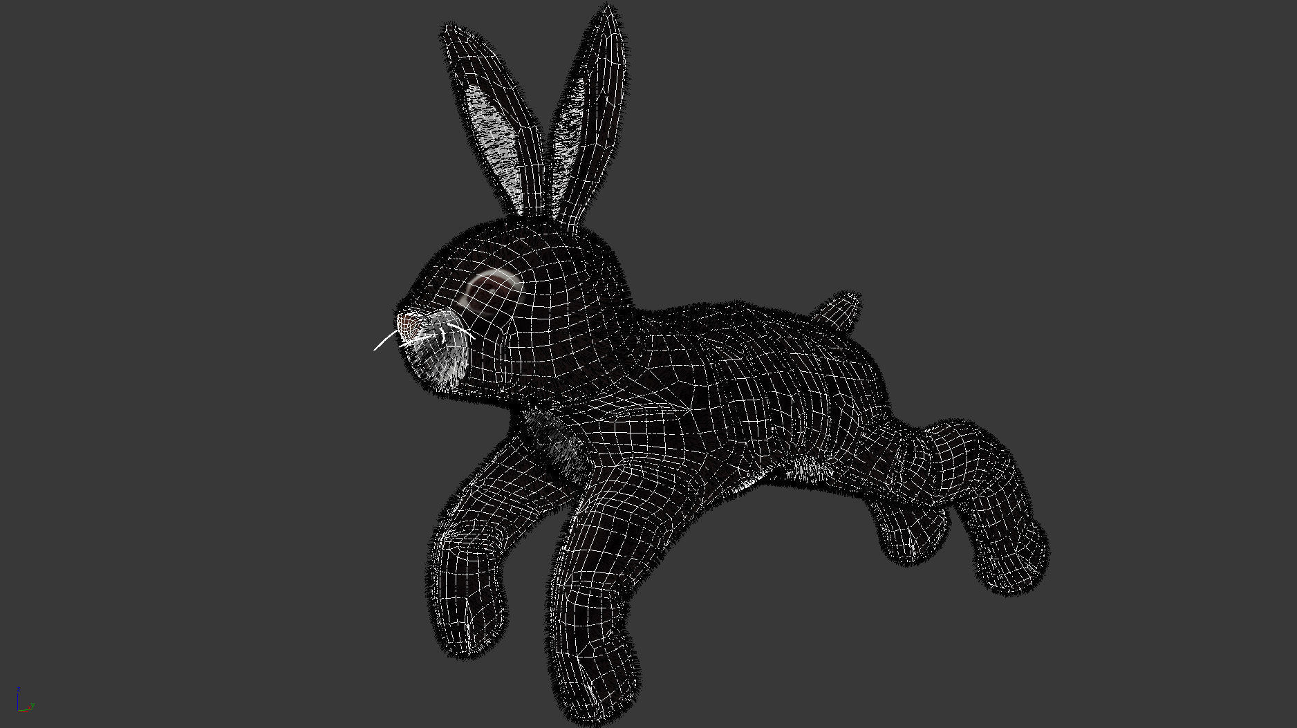 VANDRING HARE Soft toy 3D model_3