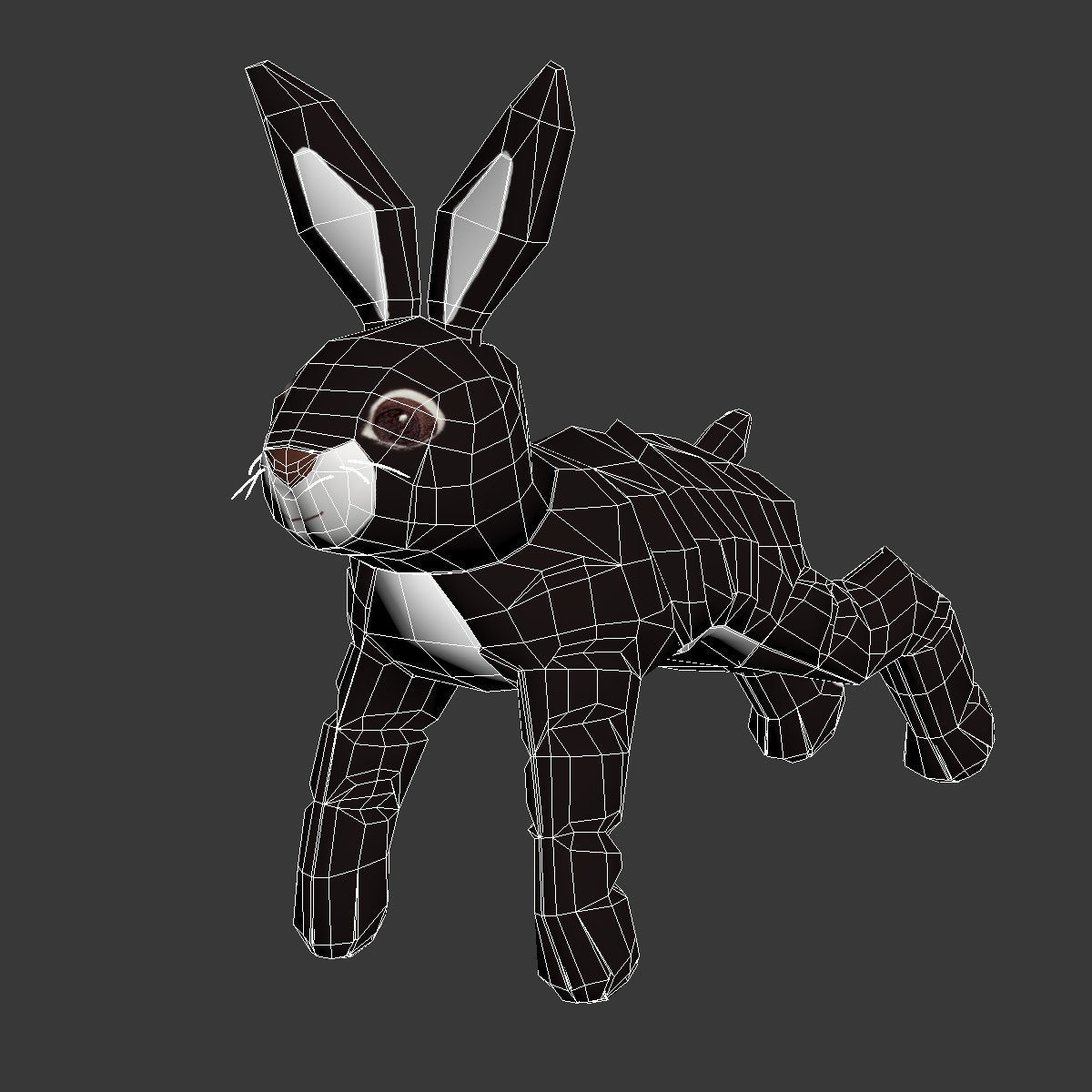 VANDRING HARE Soft toy 3D model_1