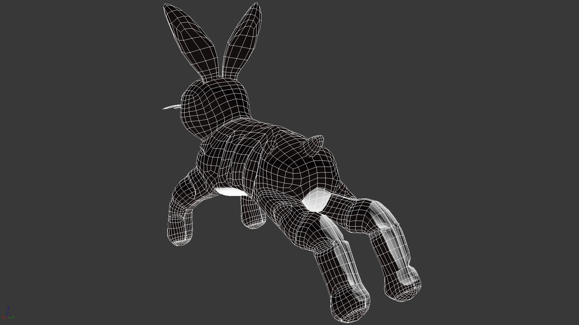 VANDRING HARE Soft toy 3D model_5