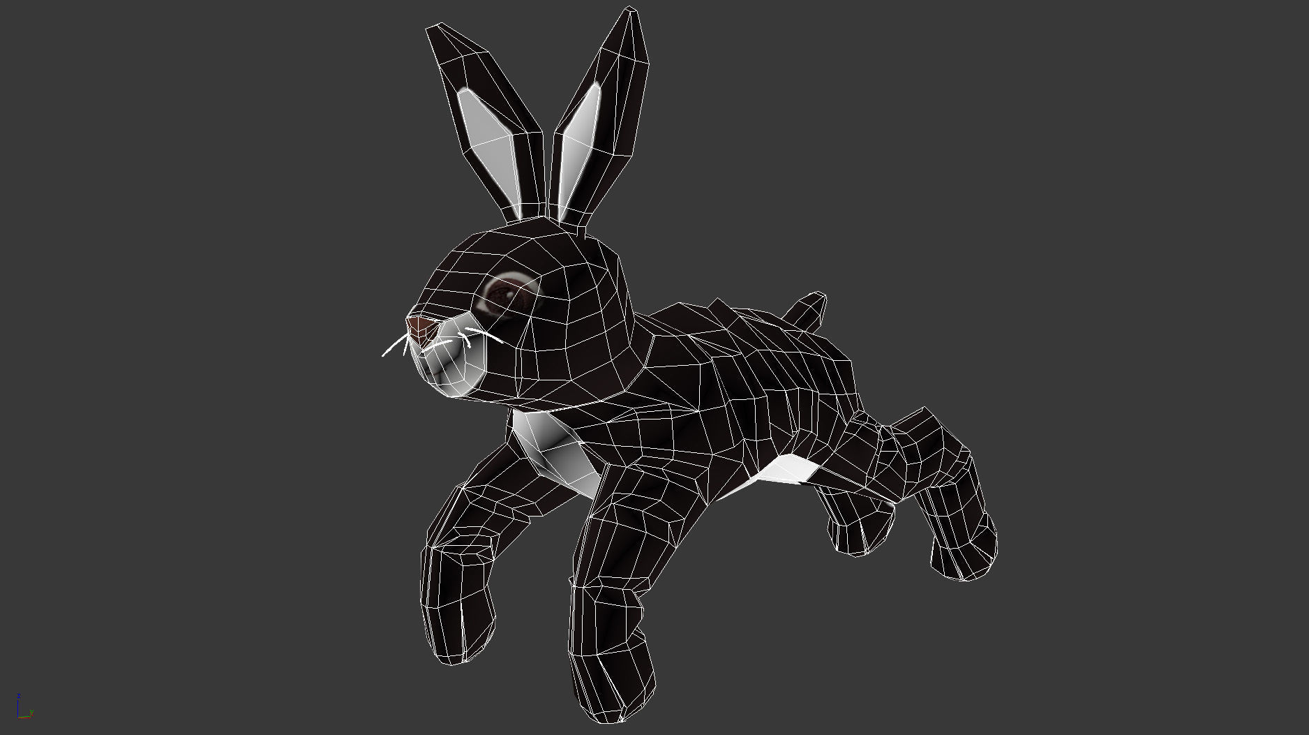 VANDRING HARE Soft toy 3D model_6