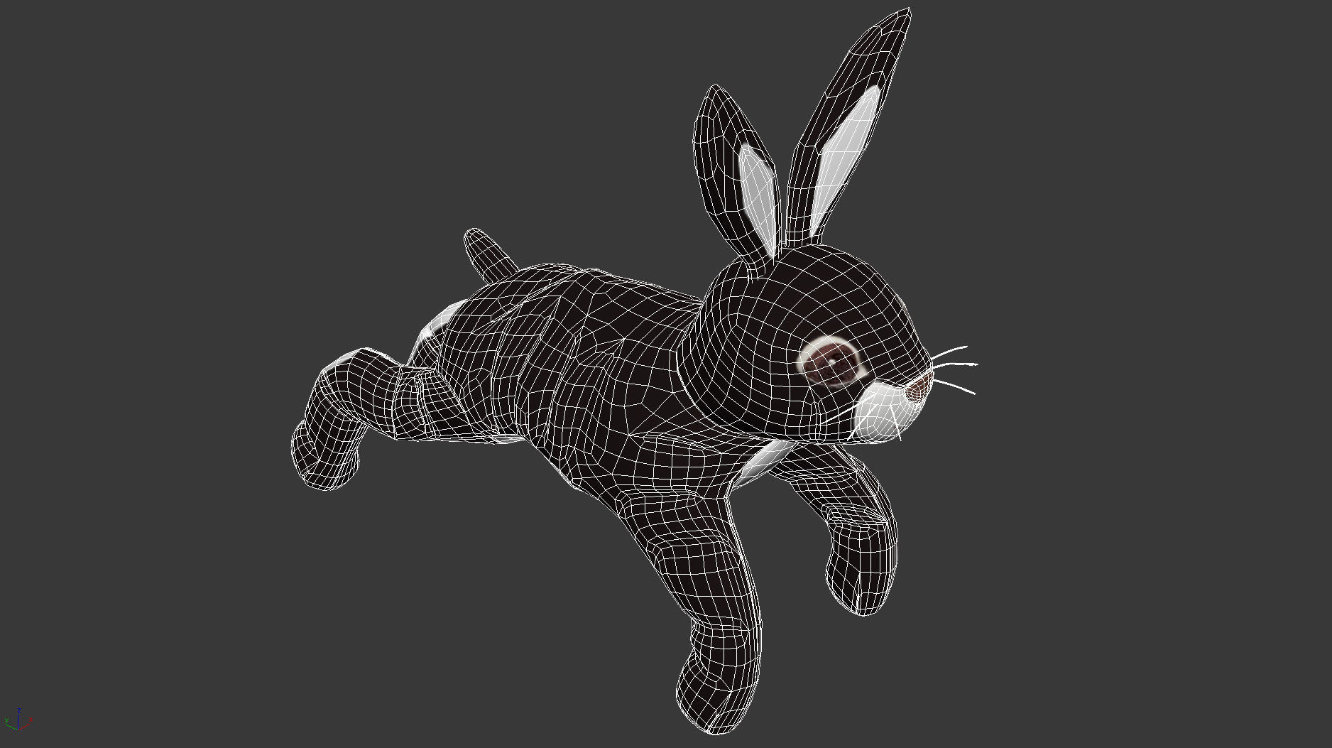 VANDRING HARE Soft toy 3D model_4