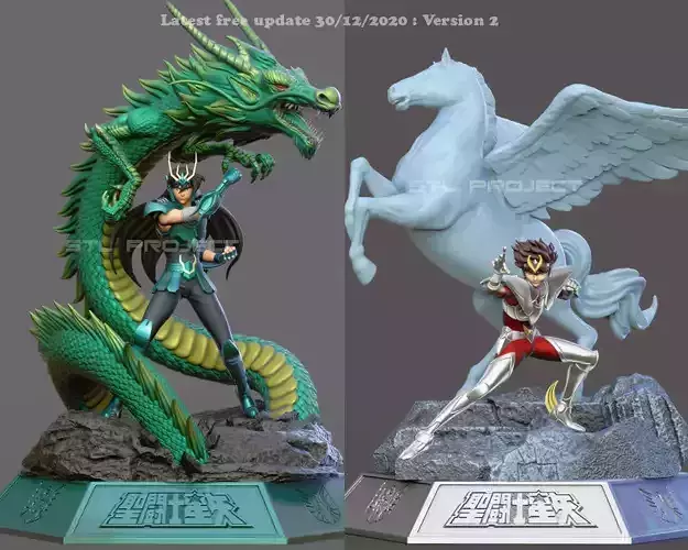 Saint Seiya 3D Model Collection
