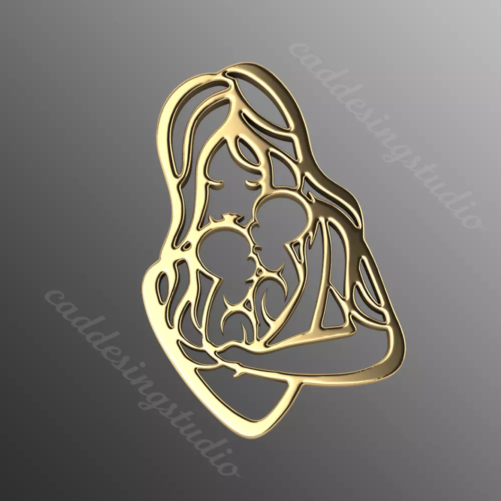 Pendant di3 3D print model 3D print model 3D print model_0