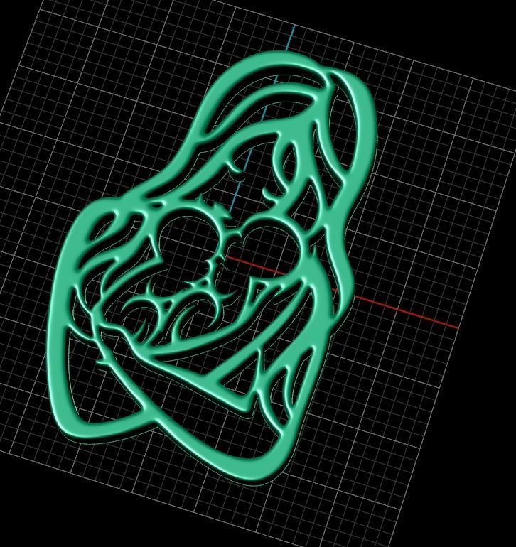 Pendant di3 3D print model 3D print model 3D print model_7