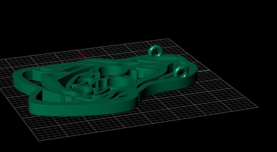 Pendant di3 3D print model 3D print model 3D print model_9