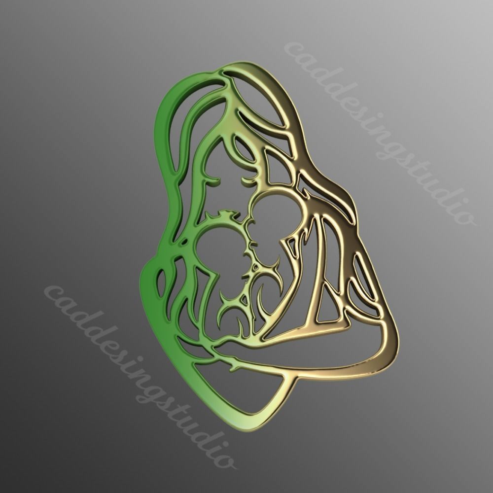 Pendant di3 3D print model 3D print model 3D print model_1