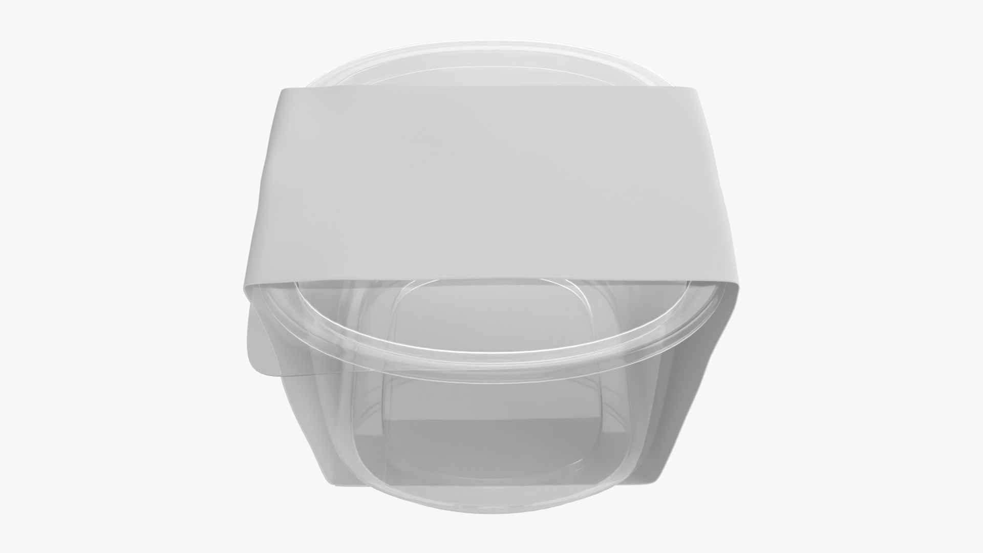 Lunch box with film and paper wrap 3D model_2