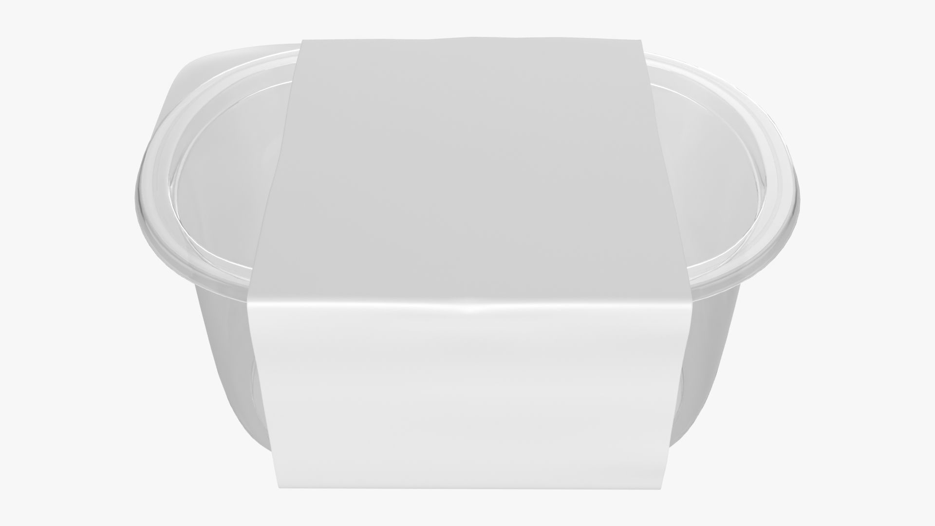 Lunch box with film and paper wrap 3D model_1