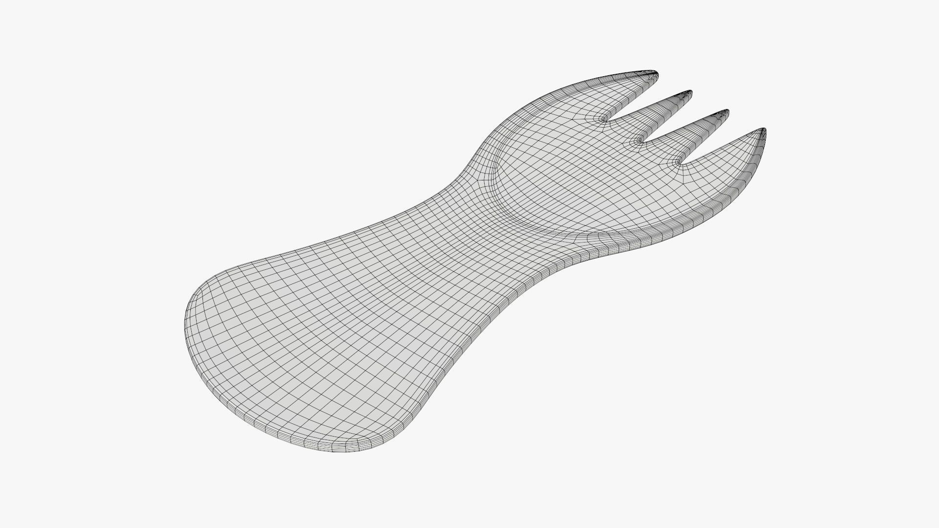 Lunch box with lid and paper wrap 3D model_9