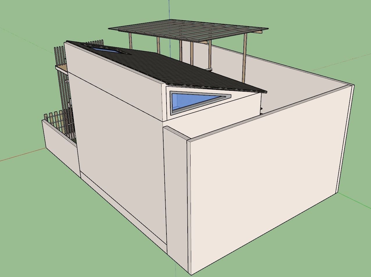 Typical Southeast Asian Residential House 04 Low-poly 3D model_6