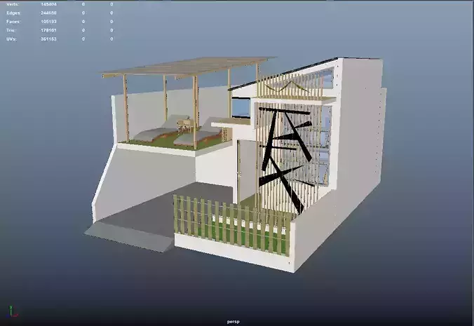 Typical Southeast Asian Residential House 04