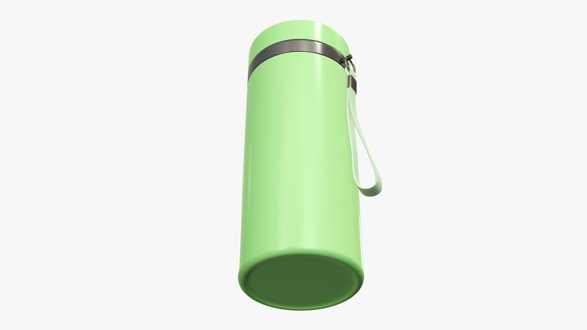 Thermos vacuum bottle 01 green 3D model_4
