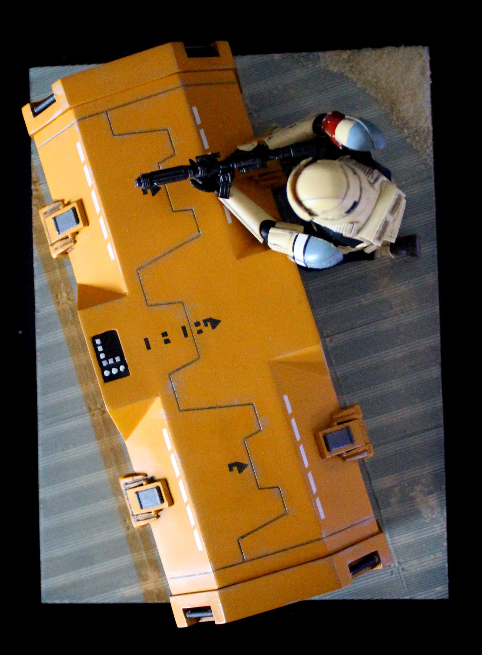 Star Wars Rogue One Scarif floor panels 1-12 scale Blackseries Free 3D print model_21