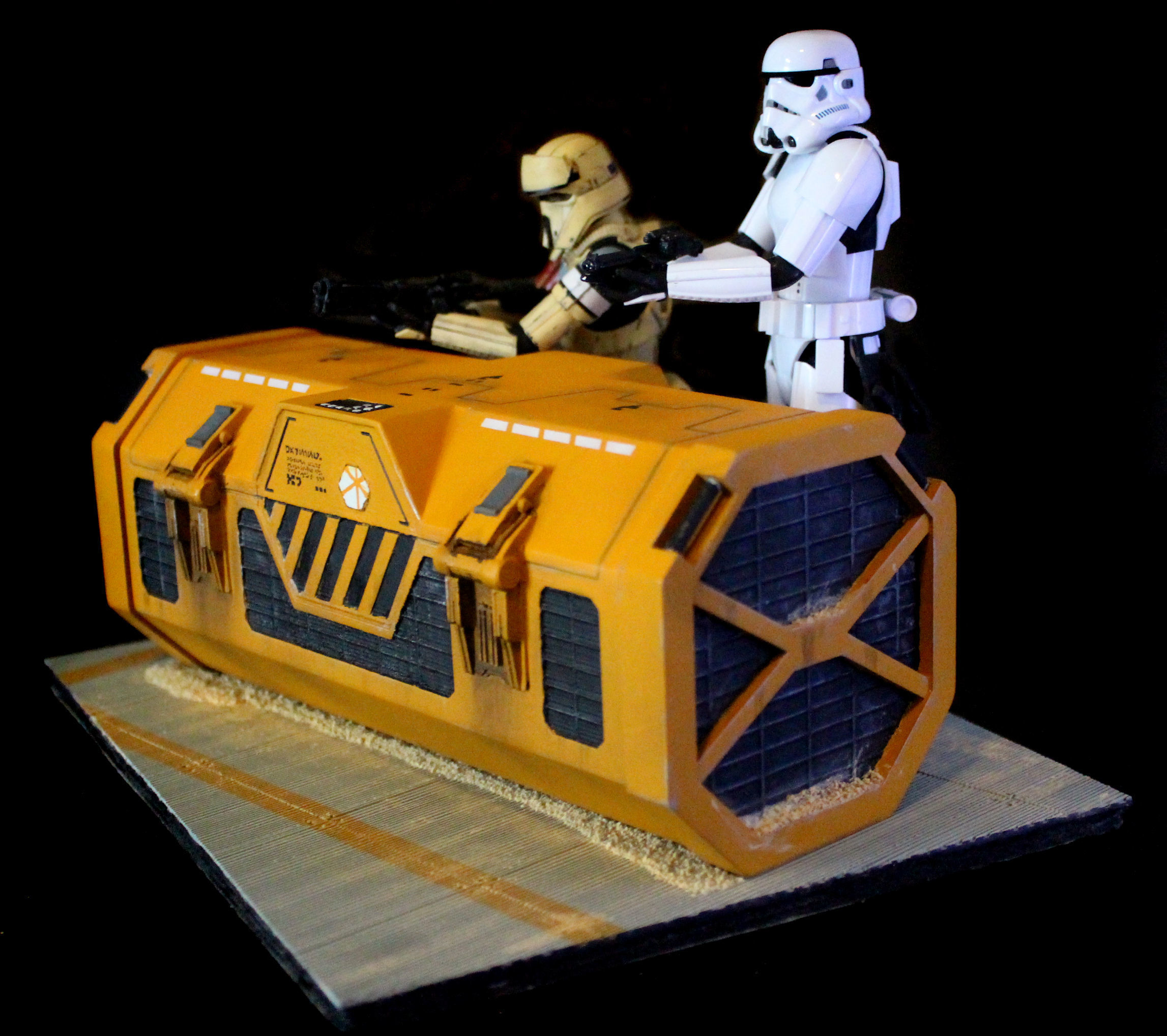 Star Wars Rogue One Scarif floor panels 1-12 scale Blackseries Free 3D print model_16