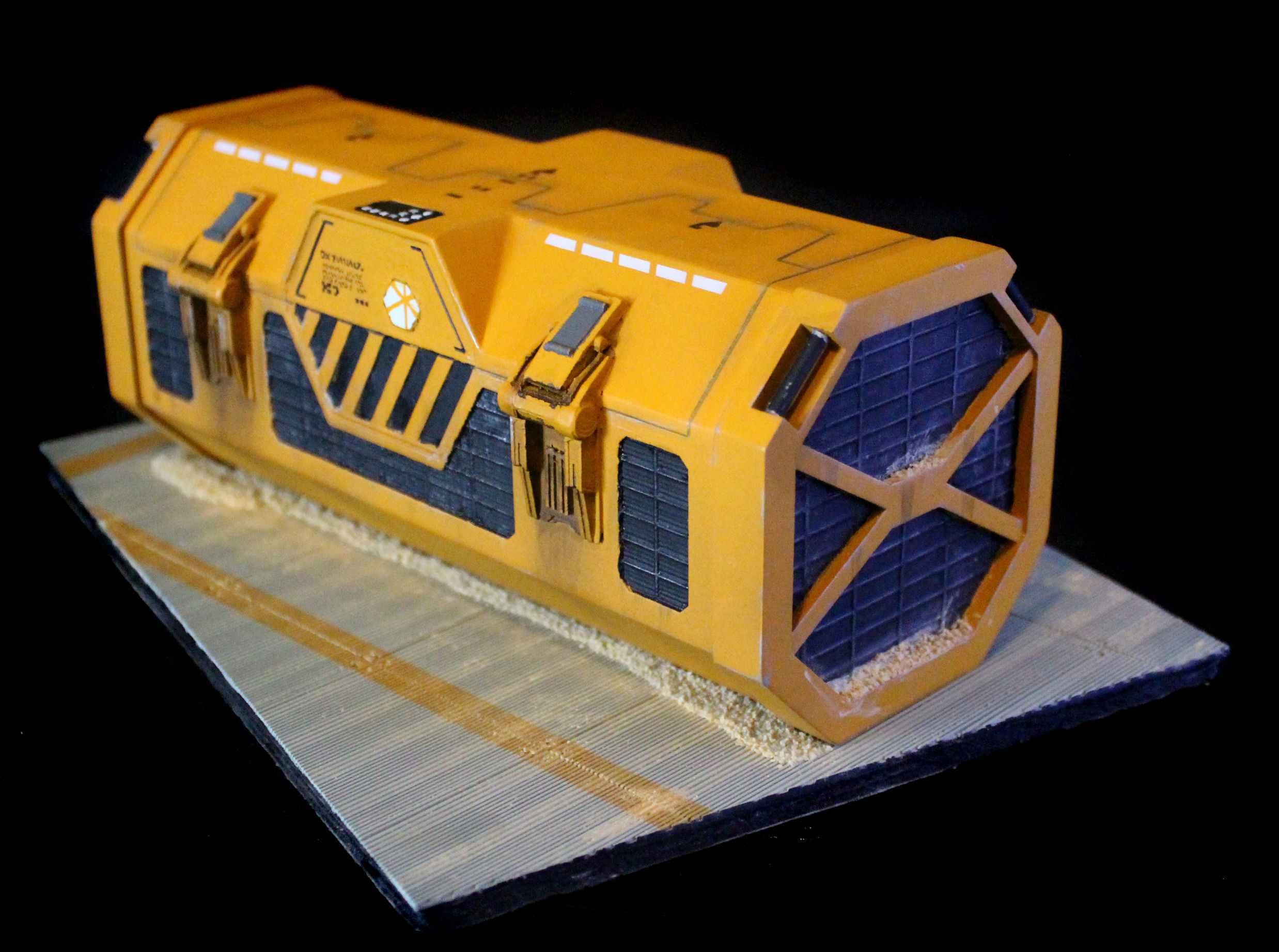 Star Wars Rogue One Scarif floor panels 1-12 scale Blackseries Free 3D print model_23