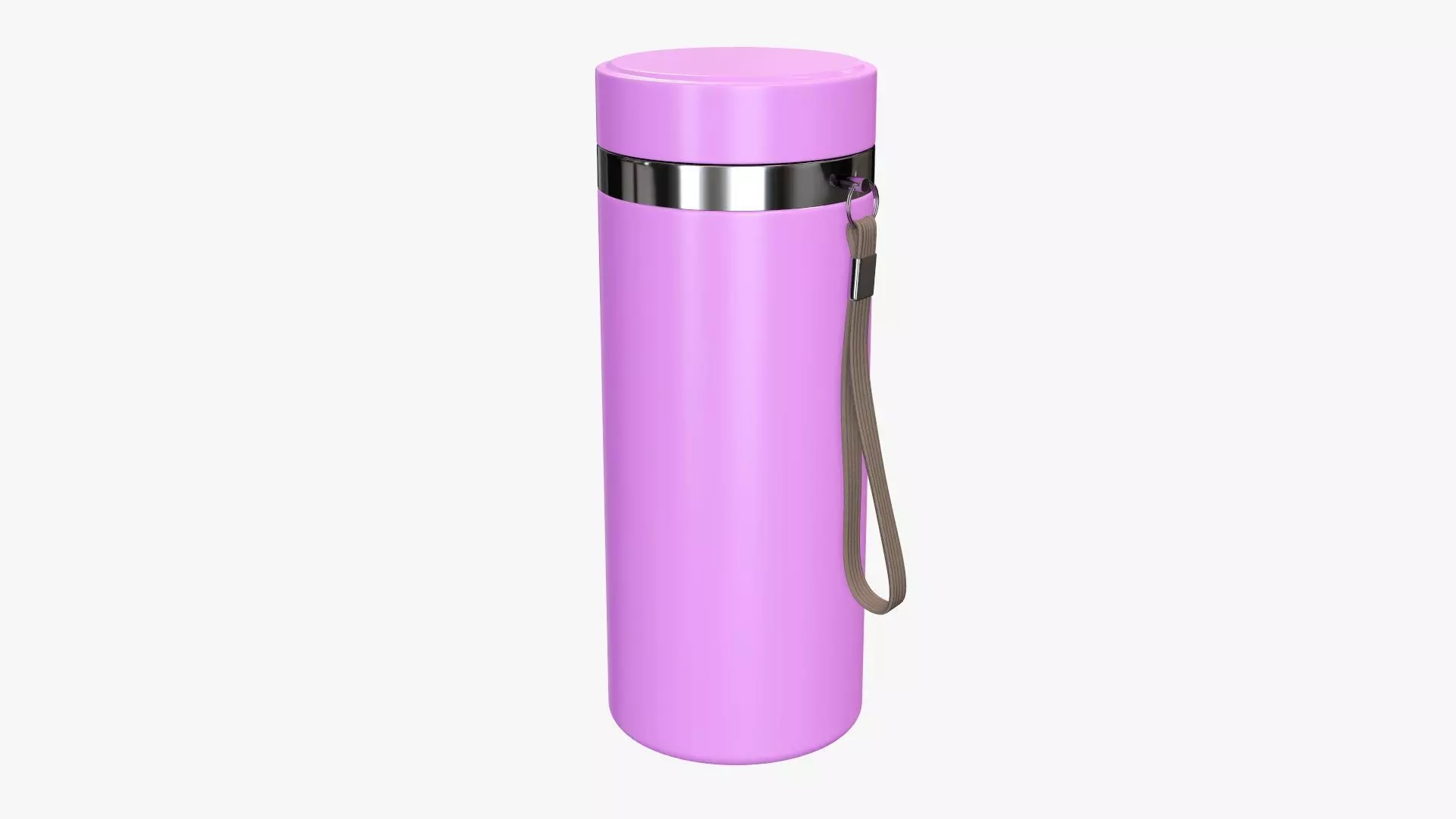 Thermos vacuum bottle 01 pink 3D model