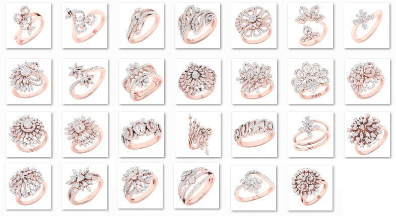 450 Creative Diamond Ring 3dm stl 1 render detail  Collection 3D print model_4