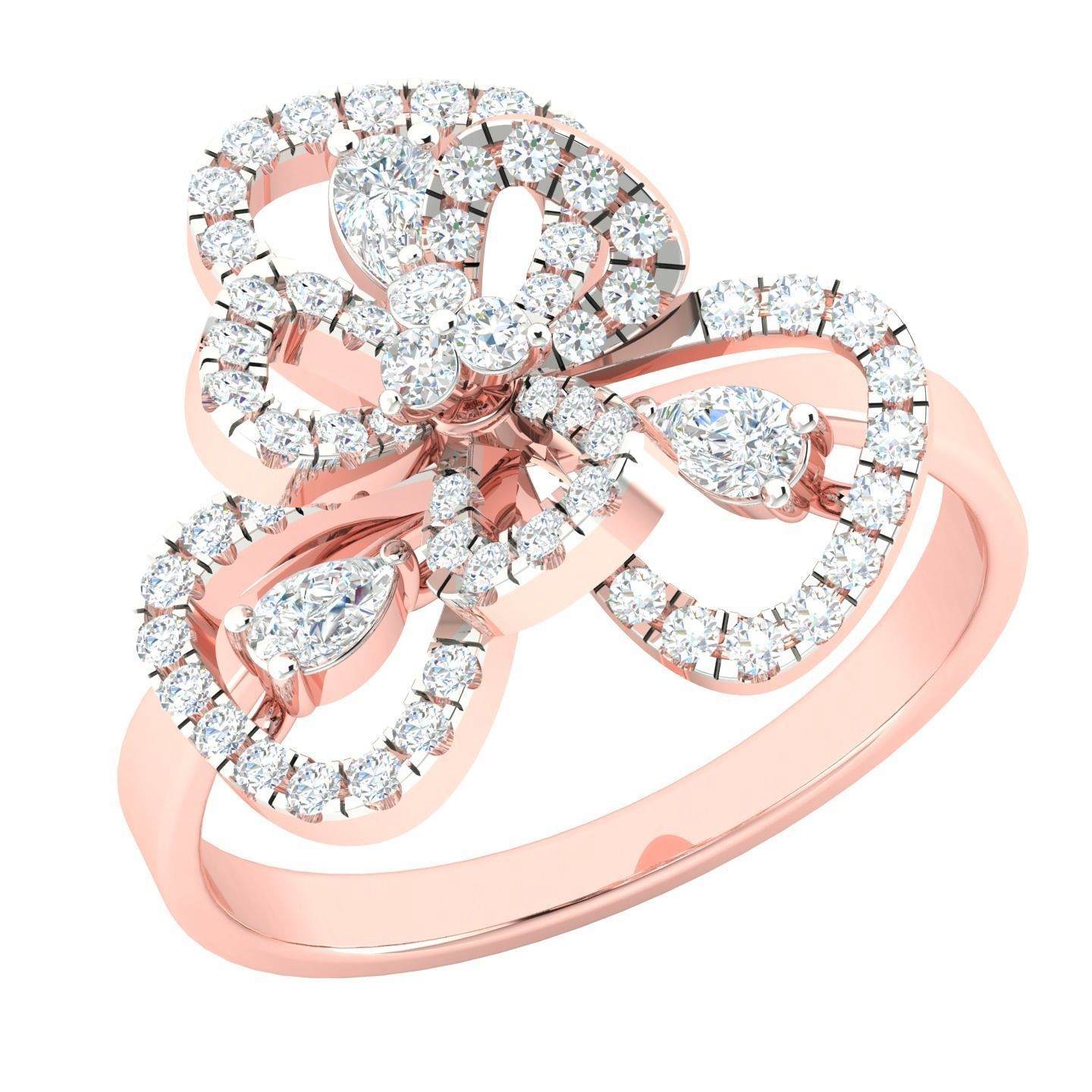 450 Creative Diamond Ring 3dm stl 1 render detail  Collection 3D print model_62