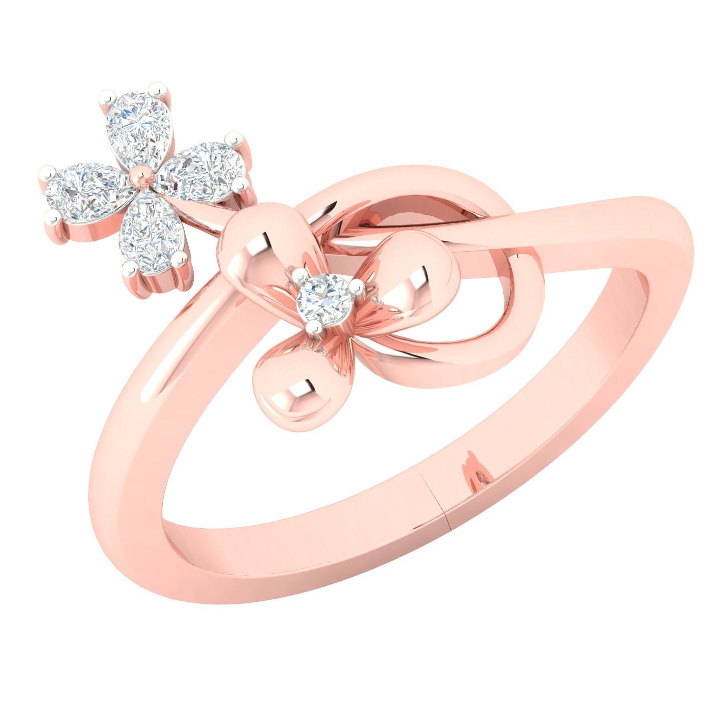 450 Creative Diamond Ring 3dm stl 1 render detail  Collection 3D print model_17