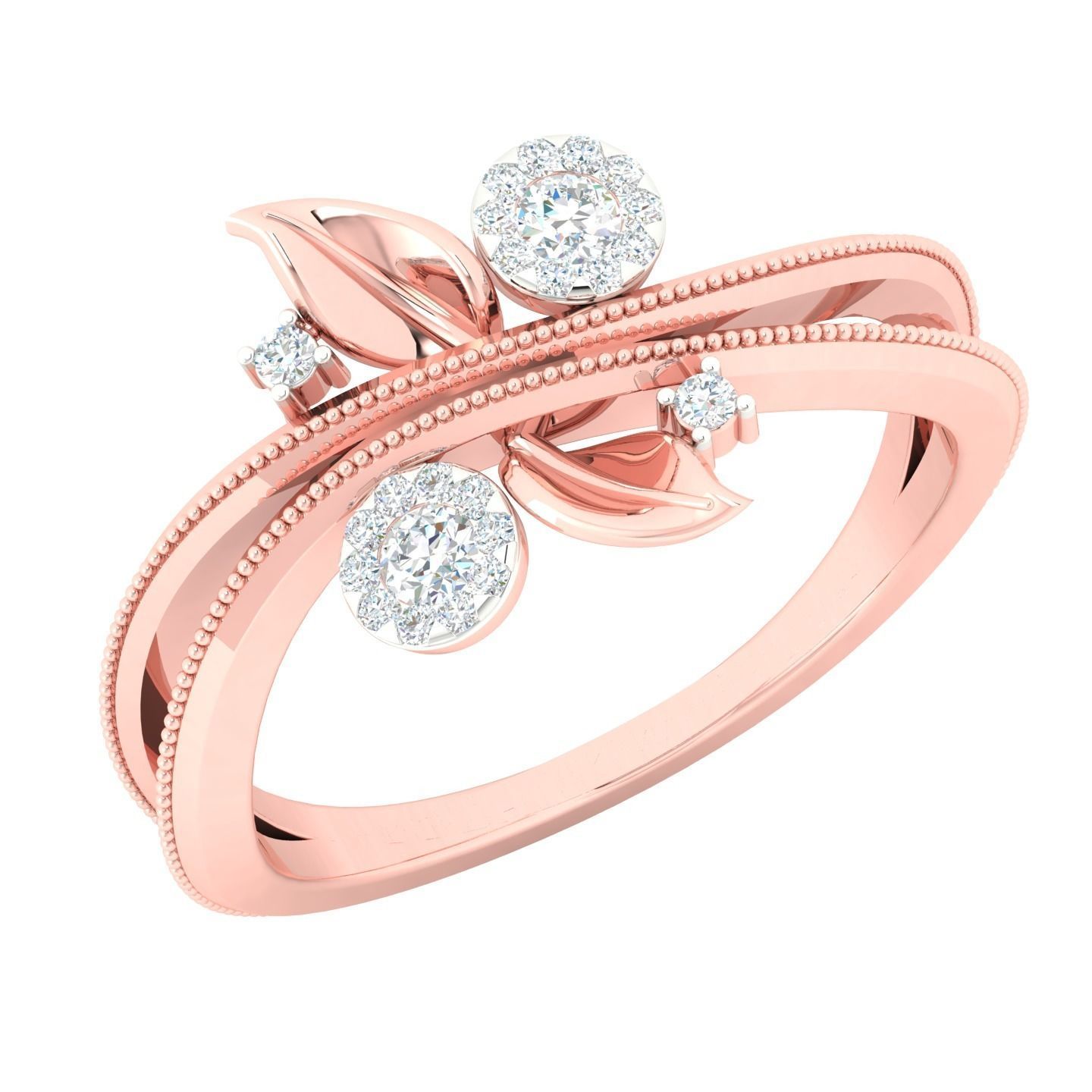 450 Creative Diamond Ring 3dm stl 1 render detail  Collection 3D print model_18