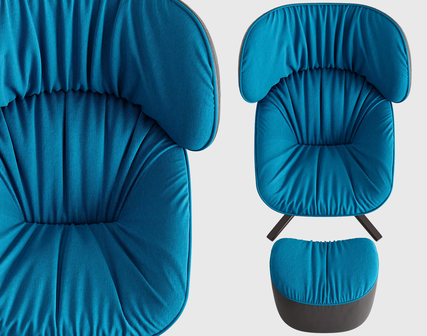 Tabano armchair 3D model_16