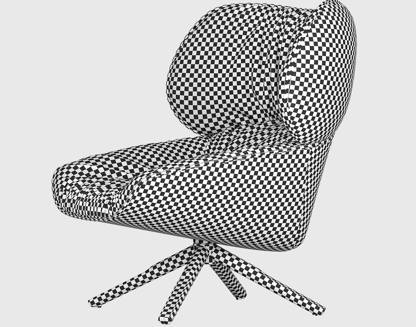 Tabano armchair 3D model_3