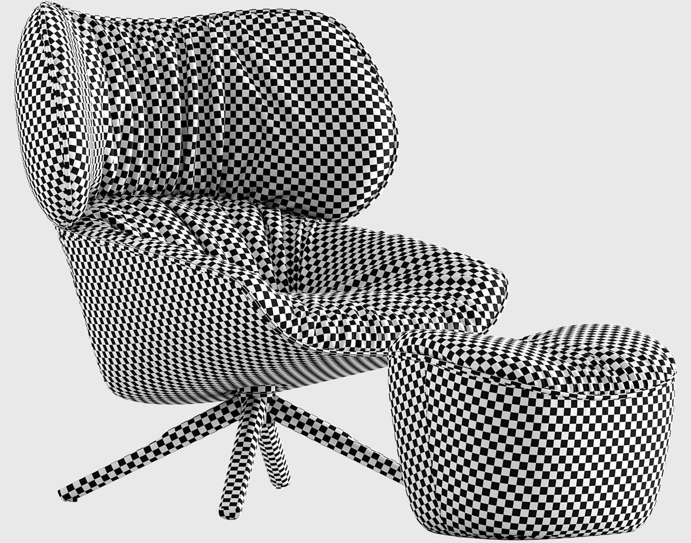 Tabano armchair 3D model_13