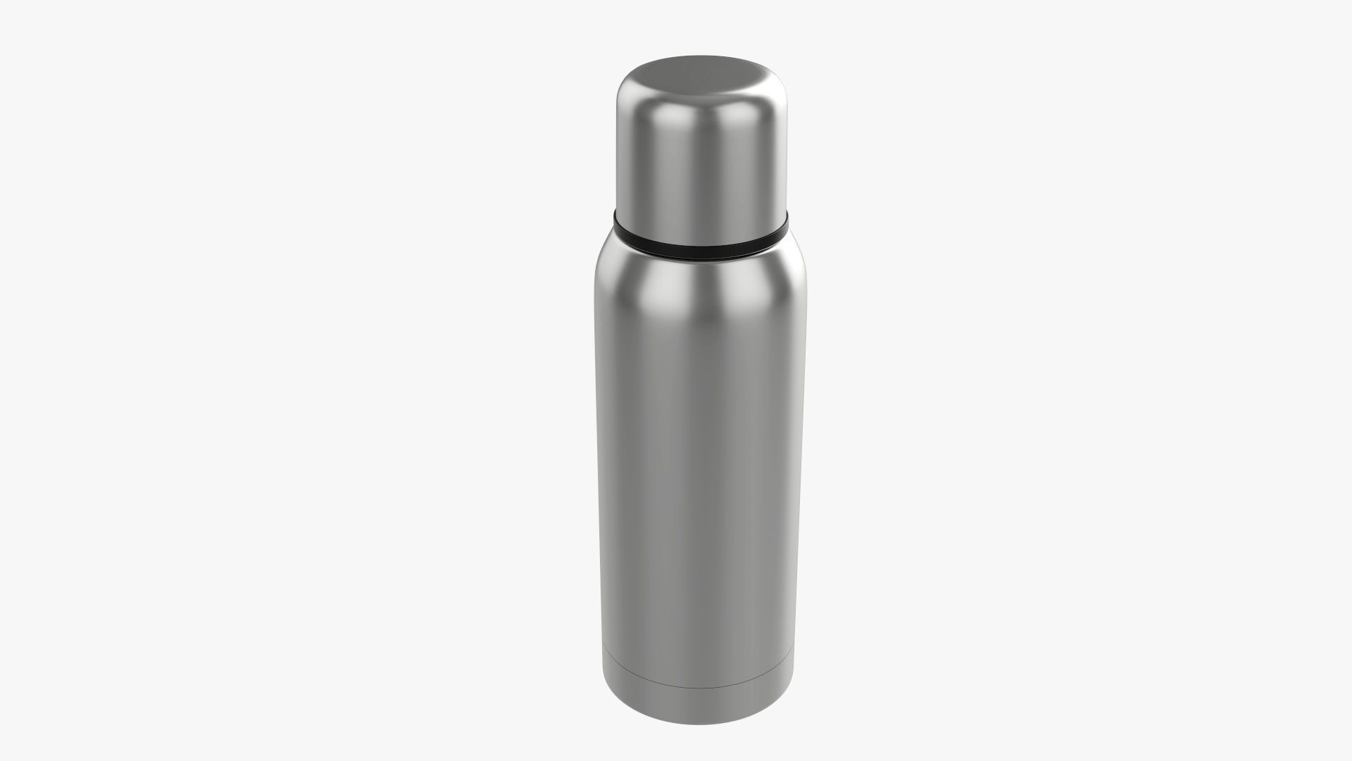 Thermos vacuum bottle 08 3D model_1