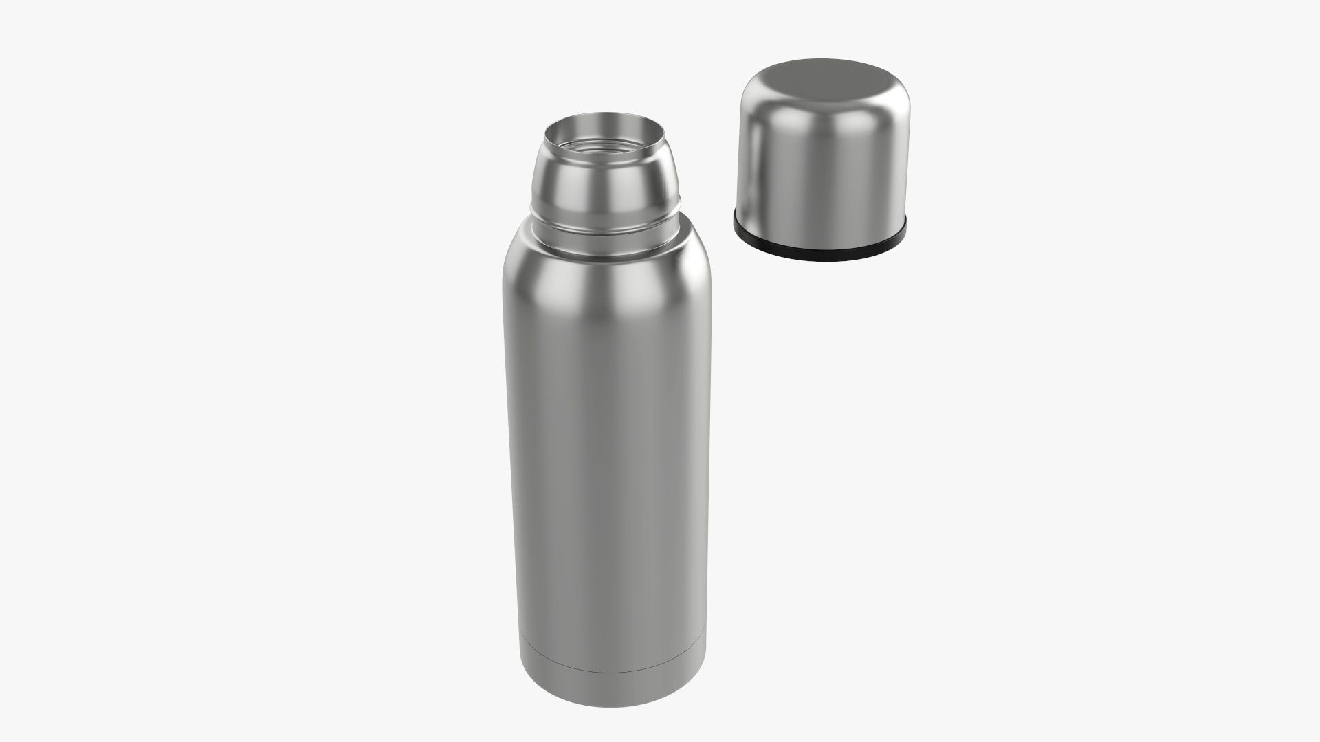 Thermos vacuum bottle 08 3D model_2