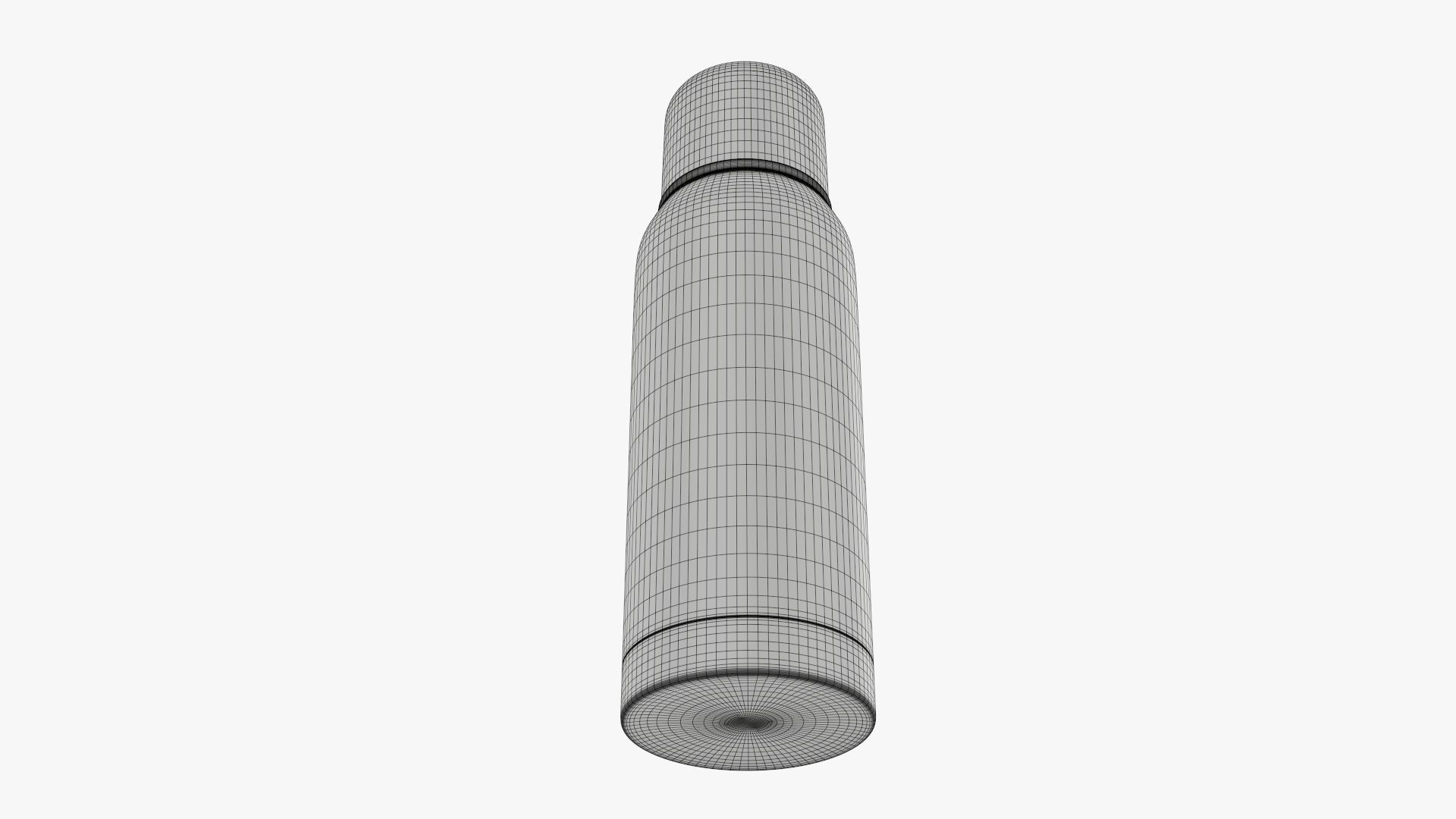 Thermos vacuum bottle 08 3D model_7