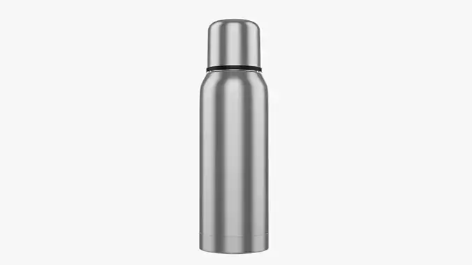 Thermos vacuum bottle 08 3D model
