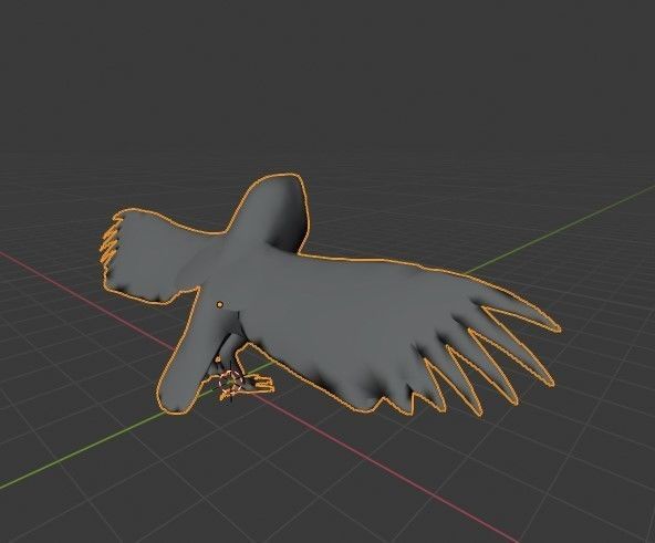 Not rigged Owl 3D model_2