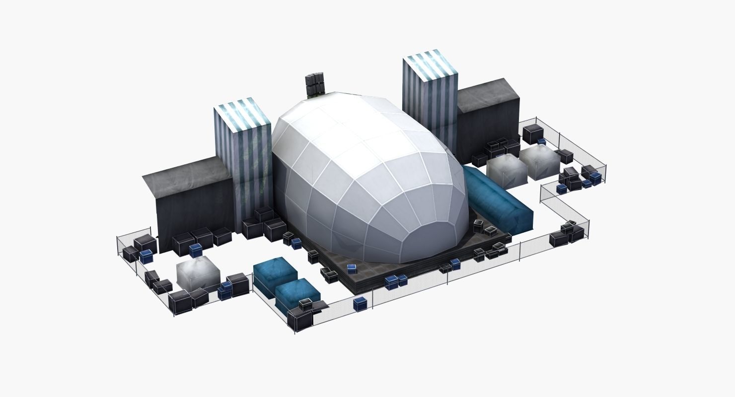 Concert Stage 3D model_14