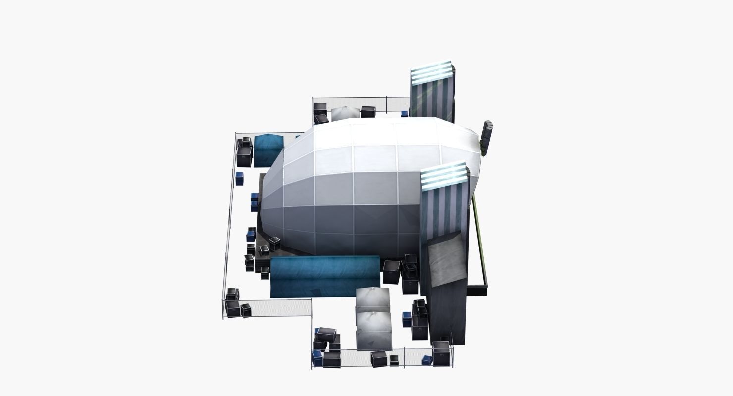 Concert Stage 3D model_5