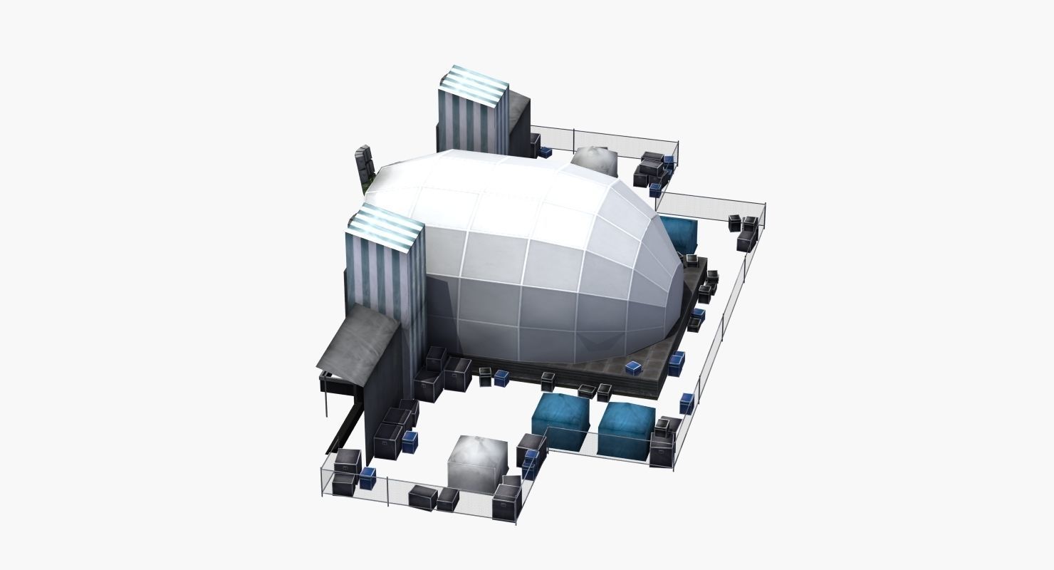 Concert Stage 3D model_18